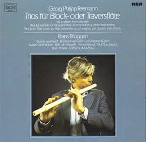 2LP Box TELEMANN 8 Flute Trios Introduction Scherzo BRUGGEN BYLSMA RCA RL-30343 - Picture 1 of 3
