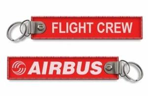 AIRBUS FLIGHT CREW - RED KEYRINGS X2 - Foto 1 di 1