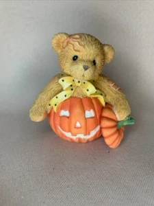 Figura de calabaza Leslie Cherished Teddies 104665 Avon 10 aniversario 2001 - Imagen 1 de 5