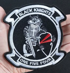 TOMCAT ~ Black Knights One Five Four ~ VF 154 ~ TOMCAT USN MILITARY NAVY PATCH - Picture 1 of 7