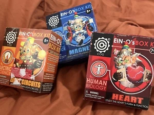 Ein-o’s Science Kits Set mit drei Herzen, Magneten, Lichtkreisen - Bild 1 von 7