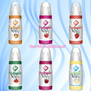 ID Frutopia Flavoured Lube Banana Watermelon Strawberry Mango Cherry Lubricants - Picture 1 of 13