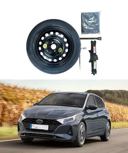 Kit Rueda de Repuesto 15" para Hyundai I20 con Gato, Llave y Funda - Imagen 1 de 5