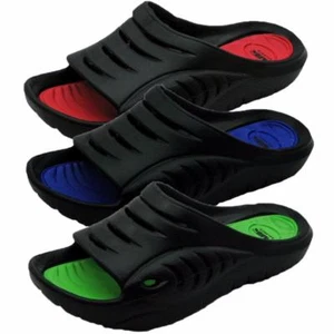 Zapatillas toboganes de playa de ducha colores divertidos para jóvenes - Imagen 1 de 10