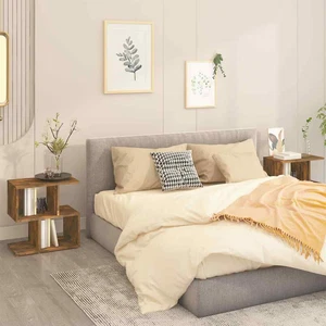 Stolik nocny 50 x 30 x 51,5 cm szafka nocna komoda nocna kilka kolorów vidaXL - Zdjęcie 1 z 132