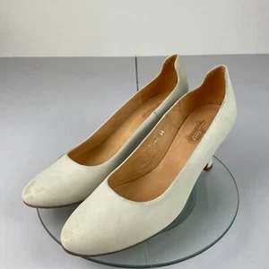 Buddhahood Heels 6 39 Beige Leather Heel - Picture 1 of 19