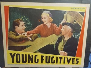 Lobby Card 1938 YOUNG FUGITIVES Dorothea Kent Robert Wilcox Harry Davenport