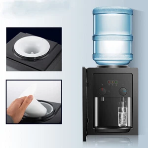 Distributore acqua elettrica da banco 550W acqua fredda e calda ufficio macchina bevande - Foto 1 di 11