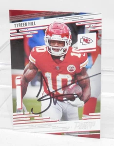 2021 Panini Prestige TYREEK HILL SIGNED Card #88 Kansas City VS Authenticated - Picture 1 of 8