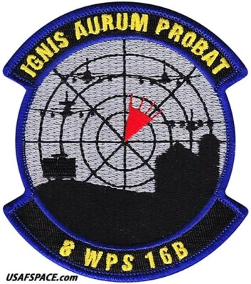 USAF 8TH WEAPONS SQ -8 WPS- Nellis AFB, NV- ORIGINAL VEL PATCH - Image 1 of 2