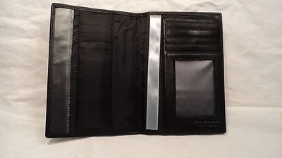 Travelon 82020 Black Nylon & Leather Men's RFID Passport Wallet - Image 1 of 4