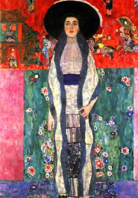 Retrato de Adele Bloch-Bauer por Gustav Klimt pintura al óleo lienzo pintado a mano Foto 1 de 4
