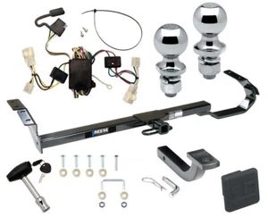 Reese Trailer Tow Hitch For 02-06 Toyota Camry Wiring 2" + 1-7/8" Ball and Lock - Imagen 1 de 9