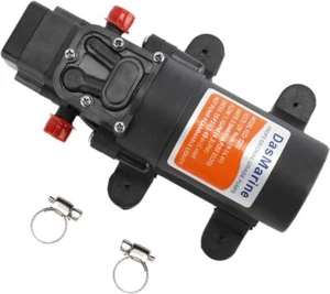 Bomba de diafragma de presión de agua de 12 V bomba autocebante 35 PSI 1,1 GPM barco casa rodante - Imagen 1 de 9