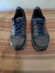 Men's Asics Athletic Shoes - size 9  A660115FY Grey, Blue - Picture 1 of 7