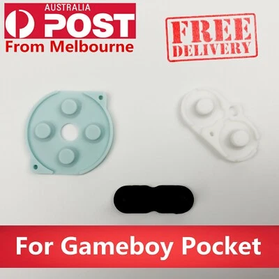 GBP REPLACEMENT CONDUCTIVE Buttons A-B, D-pad FOR Nintendo GAMEBOY Pocket - Image 1 of 3