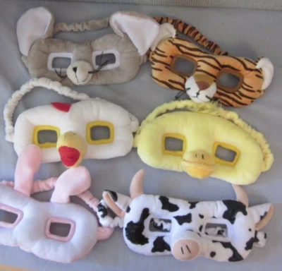 Lot 6:Plush Halloween/Costume Eye Mask-Assorted Animals-Middle to Older Child - Image 1 of 4