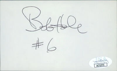 Bob Hale Baltimore Orioles Signed 3x5 Index Card JSA Authenticated - Image 1 of 2