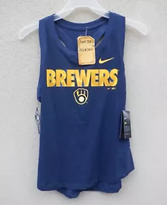 Nike Damen M Milwaukee Brewers blau Singlet Tank Top - Medium - Bild 1 von 6
