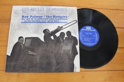 ROY PALMER - GUT BUCKET TROMBONES LP 12" VINYL VG RIVERSIDE JAZZ - Image 1 of 4