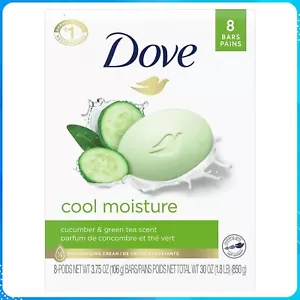 Dove Skin Care Beauty Bar Cucumber And Green Tea Soap For Softer Skin 3.75 oz - Picture 1 of 6