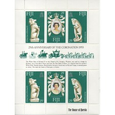 FIJI 1978 25° ANNIV. INCORONAZIONE BF MNH MF64565