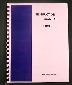 Yaesu FL-2100B Instruction Manual: 33" Foldout Schematic & Card Stock Covers!