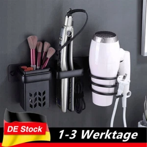 Haartrockner Halter Fönhalter Fön Halterung Föhn Wandhalterung Glätteisenhalter - Bild 1 von 13