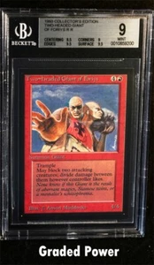 BGS Collector's Edition Two-Headed Giant of Foriys 9 (9200) Magic Beckett Grad - Imagen 1 de 1