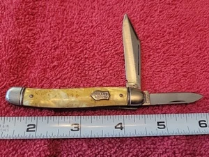 IMPERIAL HOLLOW GROUND STAINLESS 2 BLADE POCKET KNIFE VTG USA 🇺🇸 - Picture 1 of 15