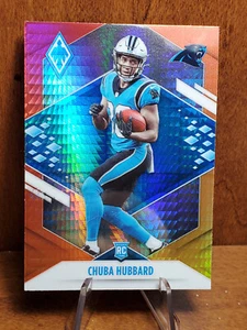 Chuba Hubbard Carolina Panthers 2021 Phoenix Fire Burst Prizm Parallel Rookie RC - Picture 1 of 1