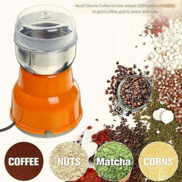 Manual Coffee Grinder Stainless Steel, Hand Crank, Conical Burr Mill for Beans Photo Related