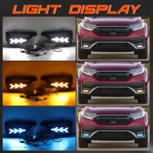 DRL Fog Light Turn Signal Lamp Daytime Running For Honda CR~V CRV 2020 2021 2022 - Picture 1 of 13