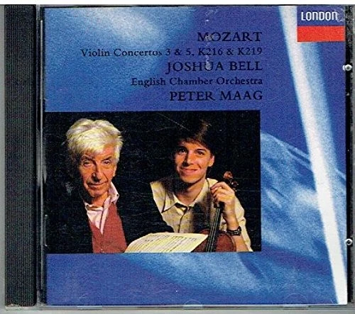 Mozart: Violin Concertos 3 & 5, K. 216 & K. 219/ Adagio, K. 261/ Rondo, K. 3... - Imagem 1 de 1