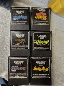Lot Of 6 Colecovision Video Games