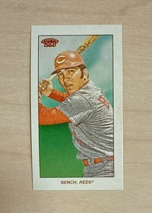 JOHNNY BENCH - 2021 Topps 206 [Base] - Wave 6 - #43 - CINCINNATI REDS - Picture 1 of 3