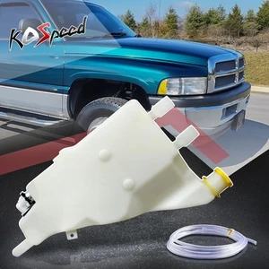 Windshield Washer Reservoir Bottle Tank w/Pump+Cap for 94-99 Dodge Ram 1500-3500 - Bild 1 von 7