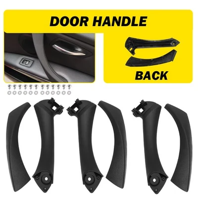 6X Ajuste BMW E90/91 330xi 335d 2004-12 2013 Cubierta Interior Panel Manija Tirar Borde EK Foto 1 de 4