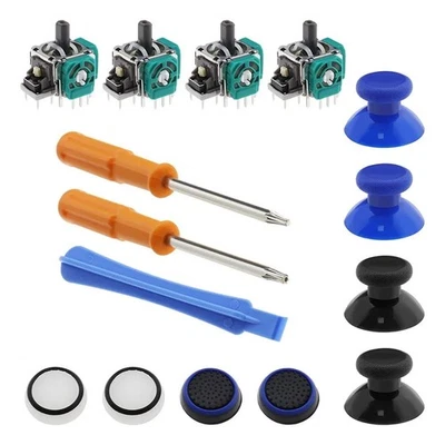 For Xbox One Controller Analog Thumb Joystick Repair Parts Replace Tools Kit - Image 1 of 4