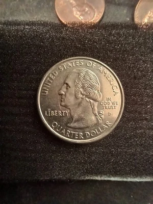 Minnesota Voyageurs National Park Error Coin 2016 Die Chip On Loons Wing Trees 2 - Image 1 of 4