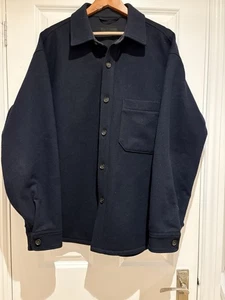 Men’s Uniqlo Navy Blue Shacket Size Large Chest 46in - Picture 1 of 8