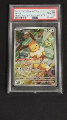 PSA 10 Eevee SVP EN 173 Black Star Promo Pokémon 2025 - Image 1 of 2
