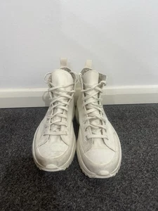 Converse White Run Star Hike Embroidered Sneakers Platform Festival Smoothie 8.5 - Picture 1 of 12