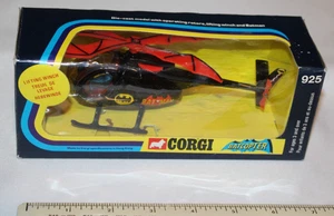 Rare UNUSED Corgi Toys 925 Batcopter Batman 1976 VTG Hong Kong Boxed MIP NOS NIP - Picture 1 of 8