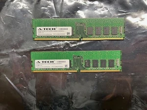 A-Tech 32GB 2x 16GB 2Rx8 PC4-19200R DDR4 2400MHz ECC REG RDIMM Server Memory RAM - Picture 1 of 2