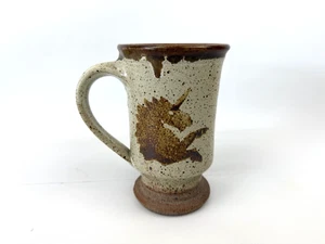 Taza de piedra de cerámica unicornio festival renacentista de Minnesota 1982 de colección - Imagen 1 de 11