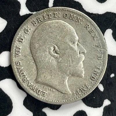 1909 Great Britain 3 Pence Threepence Lot#C4045 Silver! - Image 1 of 2