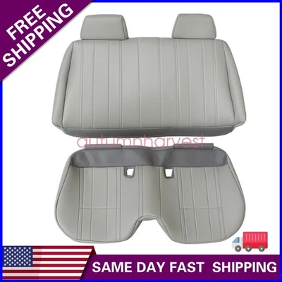 Fundas de asiento de banco de repuesto delanteras grises nuevas para camioneta Toyota Hilux 1987-1994 Foto 1 de 4