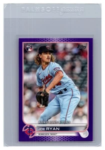 2022 Topps Update #US222 Joe Ryan Purple - Picture 1 of 2