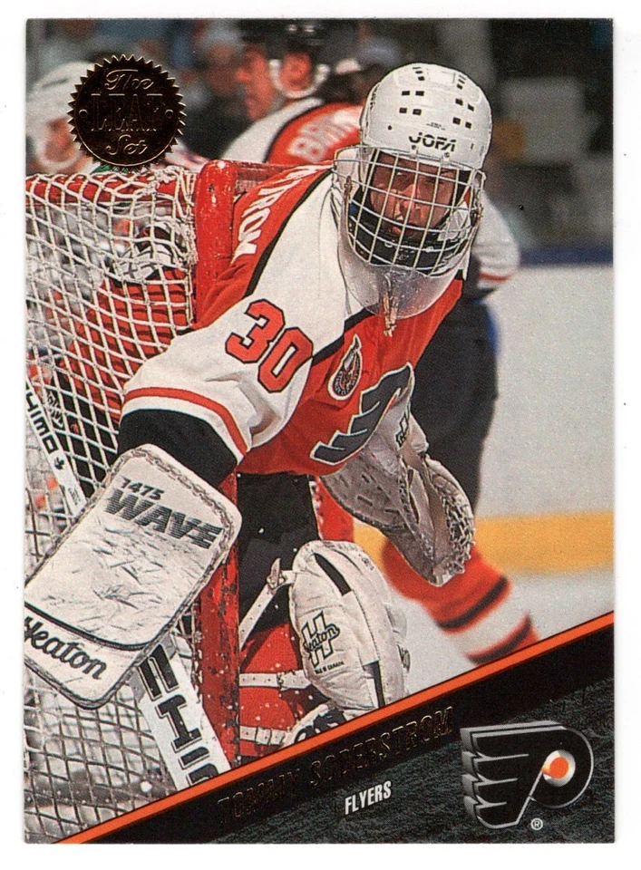 Tommy Soderstrom - Philadelphia Flyers (Hockey Card) 1993-94 Leaf # 37 - Mint - Image 1 of 1